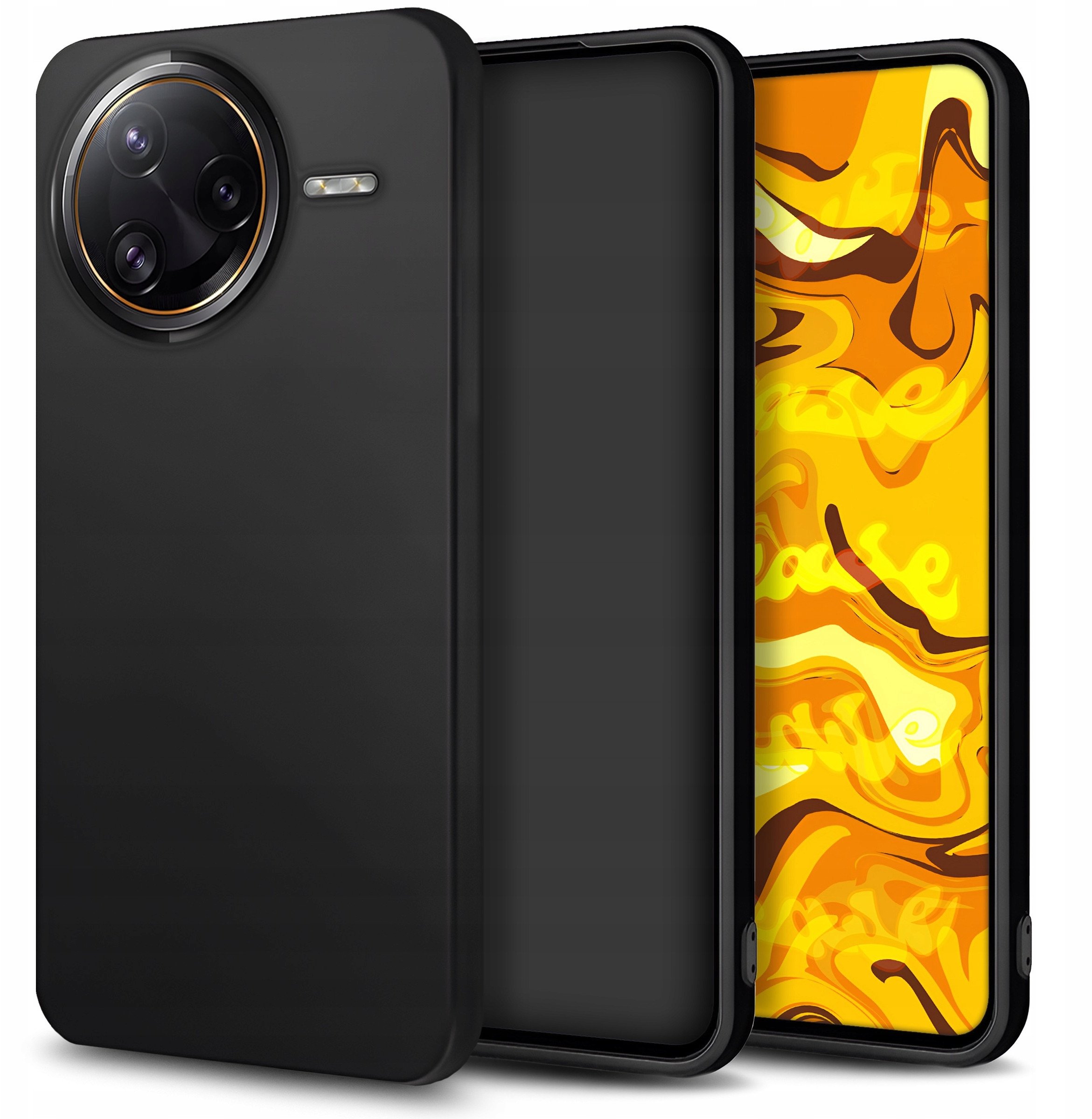 Etui do Xiaomi Poco F7 Ultra (Czarne, Matowe, Obudowa Slim, Silikon, Case)