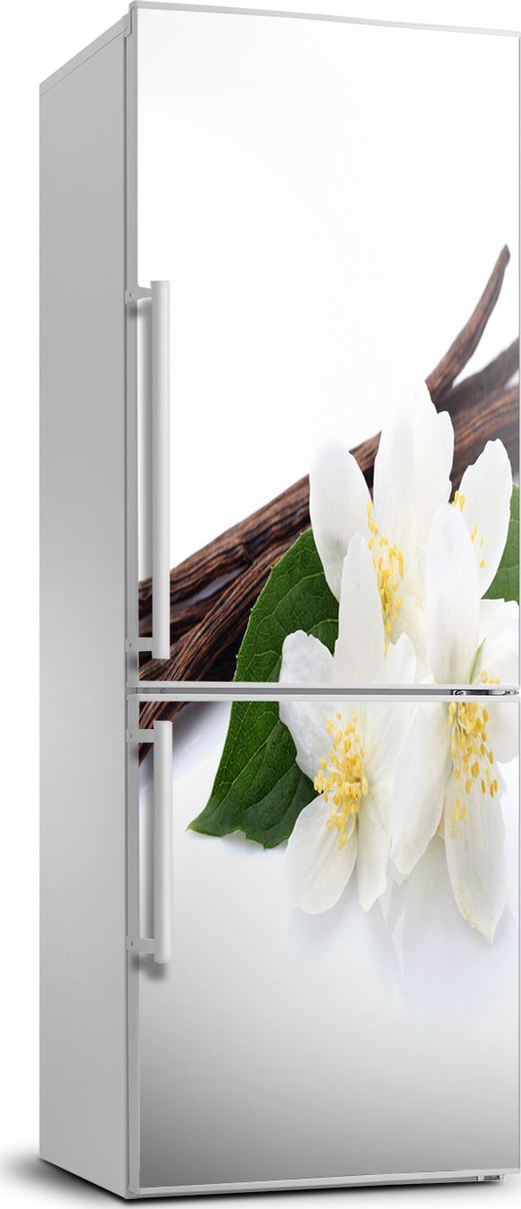 Tulup Naklejka samoprzylepna na lodówkę 70x190 cm Jaśmin i wanilia