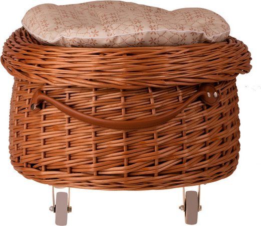 WickerPL Lasovia Design Cornus Mobilny Kufer Wiklinowy 66 x 42 H 33 cm