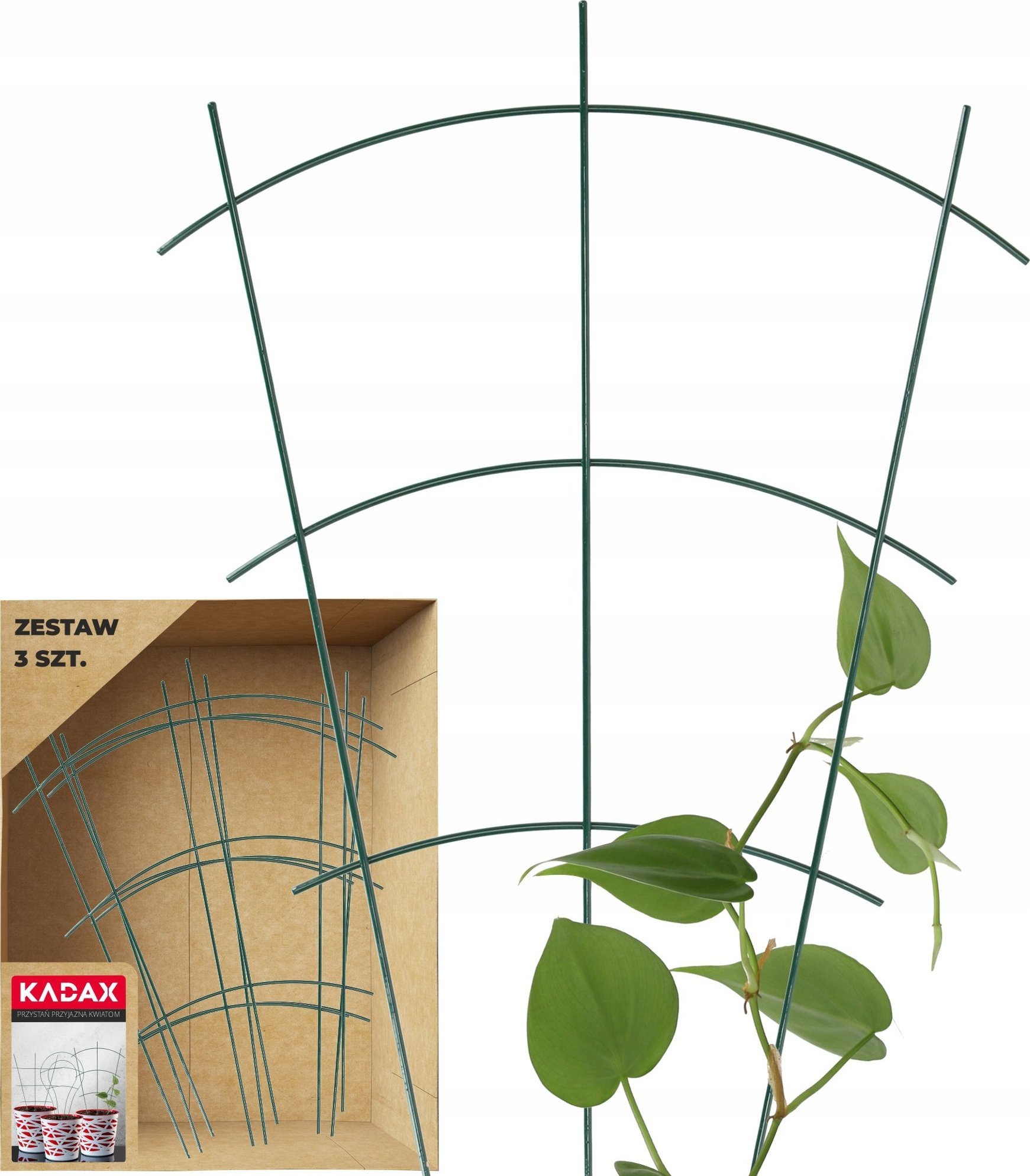 Kadax Podpora Drabinka Doniczkowa Do Roślin Kwiatów 3szt