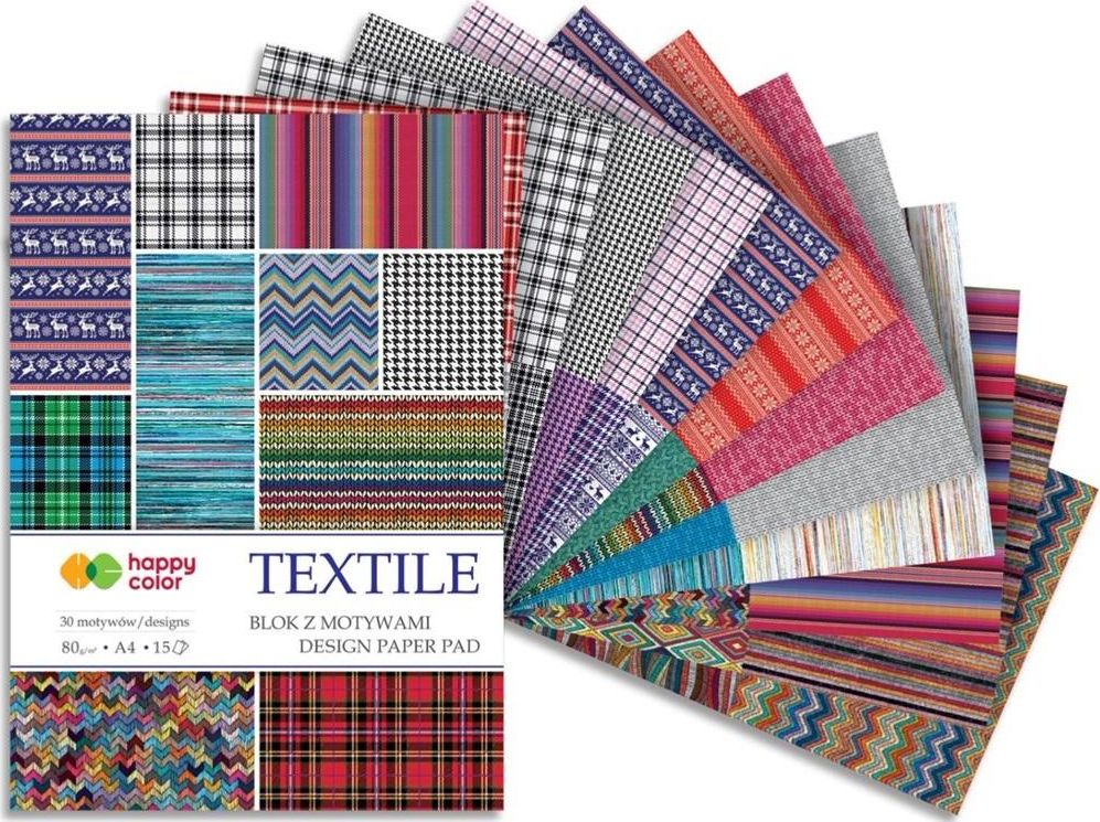 Happy Color Blok rysunkowy A4 15k biały