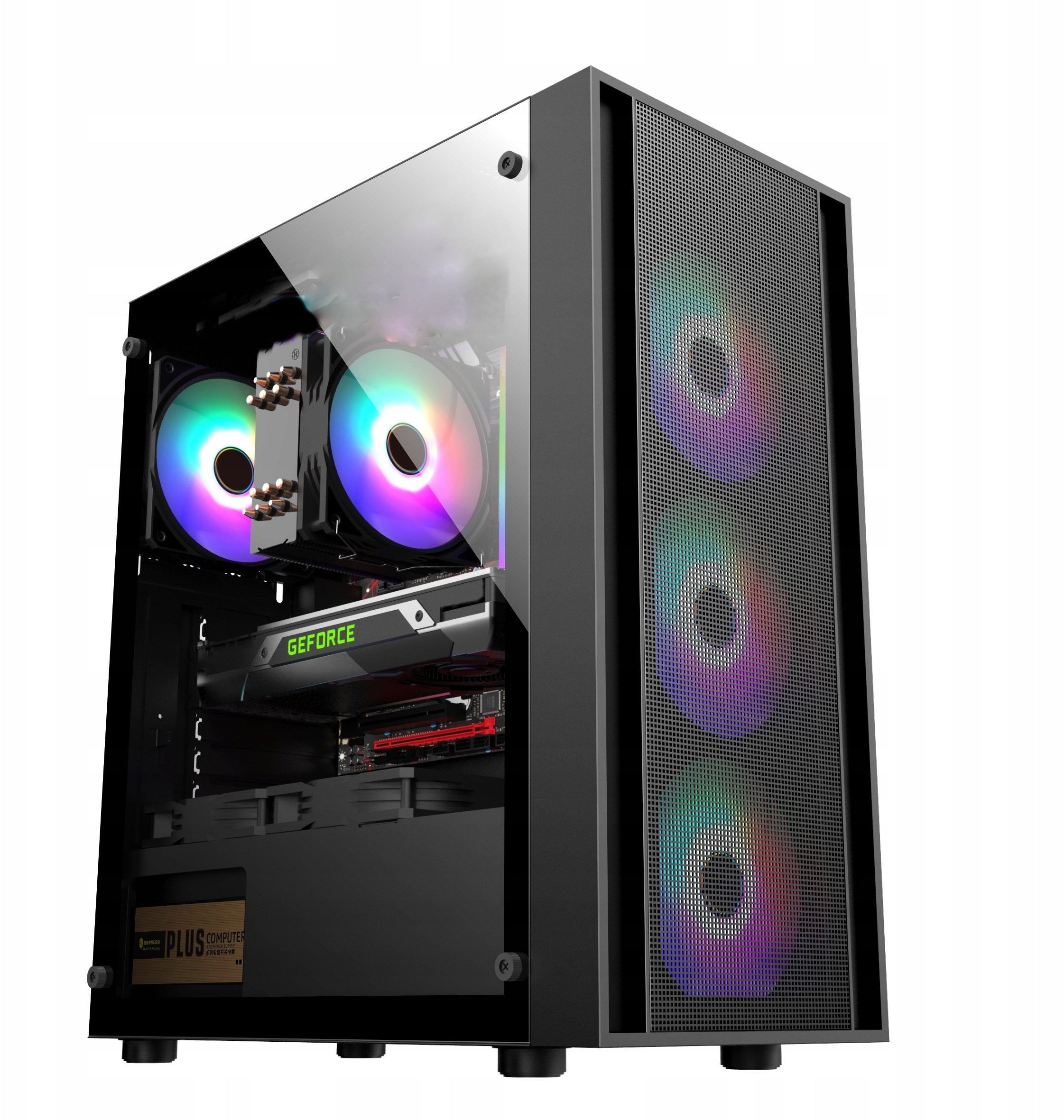 Komputer do gier Ryzen 5 8400 /RTX 5060 /RAM DDR5! /5 x ARGB / WiFi AC1300