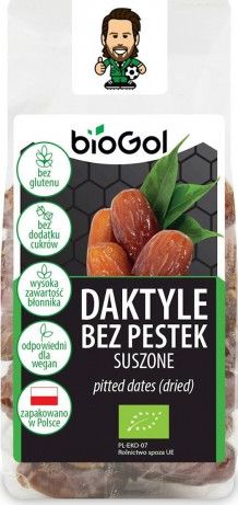 BIOGOL DAKTYLE BEZ PESTEK SUSZONE BEZGLUTENOWE BIO 150 g