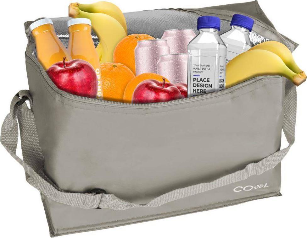 Cool Torba termiczna termoizolacyjna plażowa turystyczna duża szara 10 l