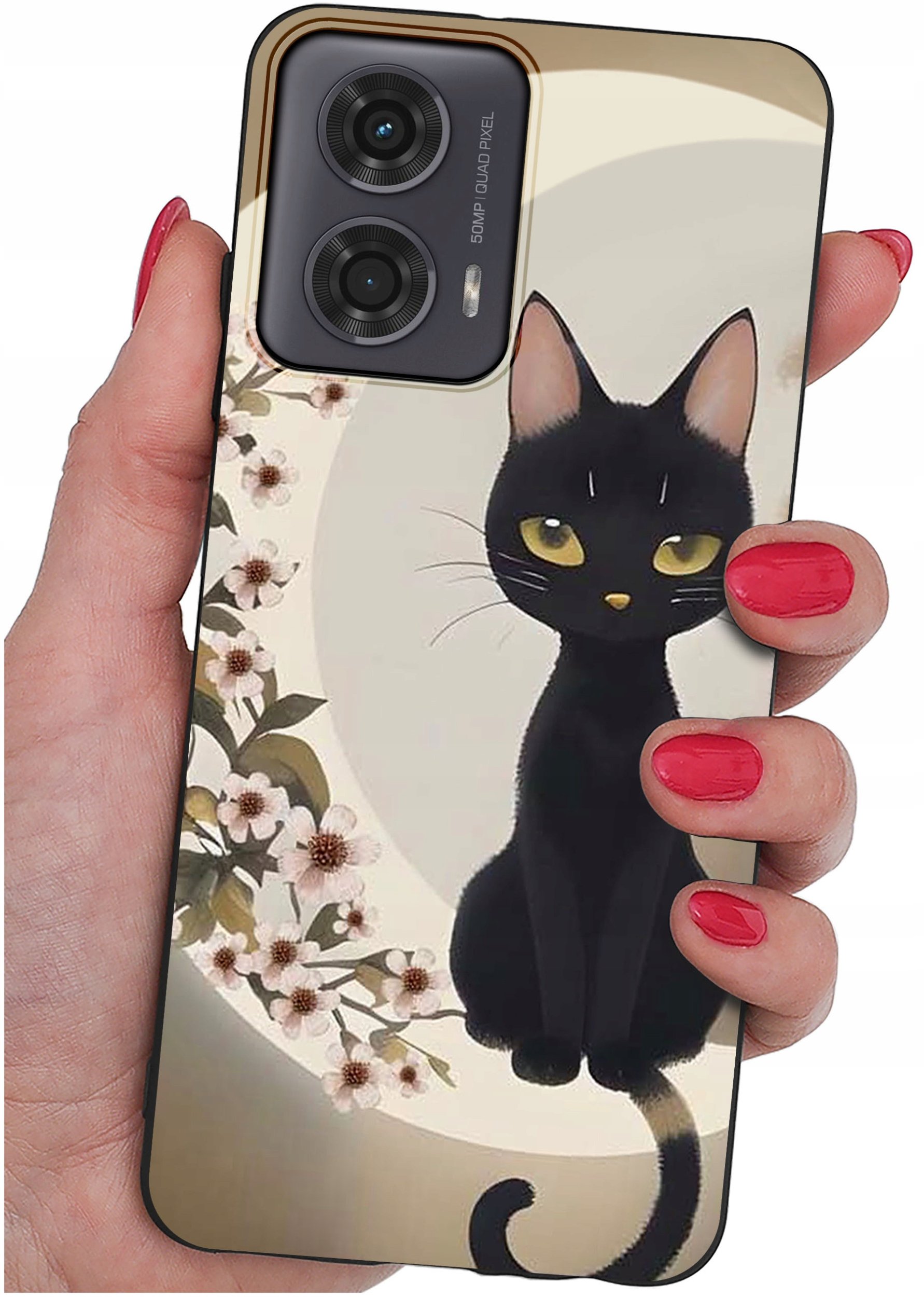 Etui do Motorola Moto G24 |G24 POWER |G04 |E14 WZORY |SILIKONOWE MATT SZKŁO