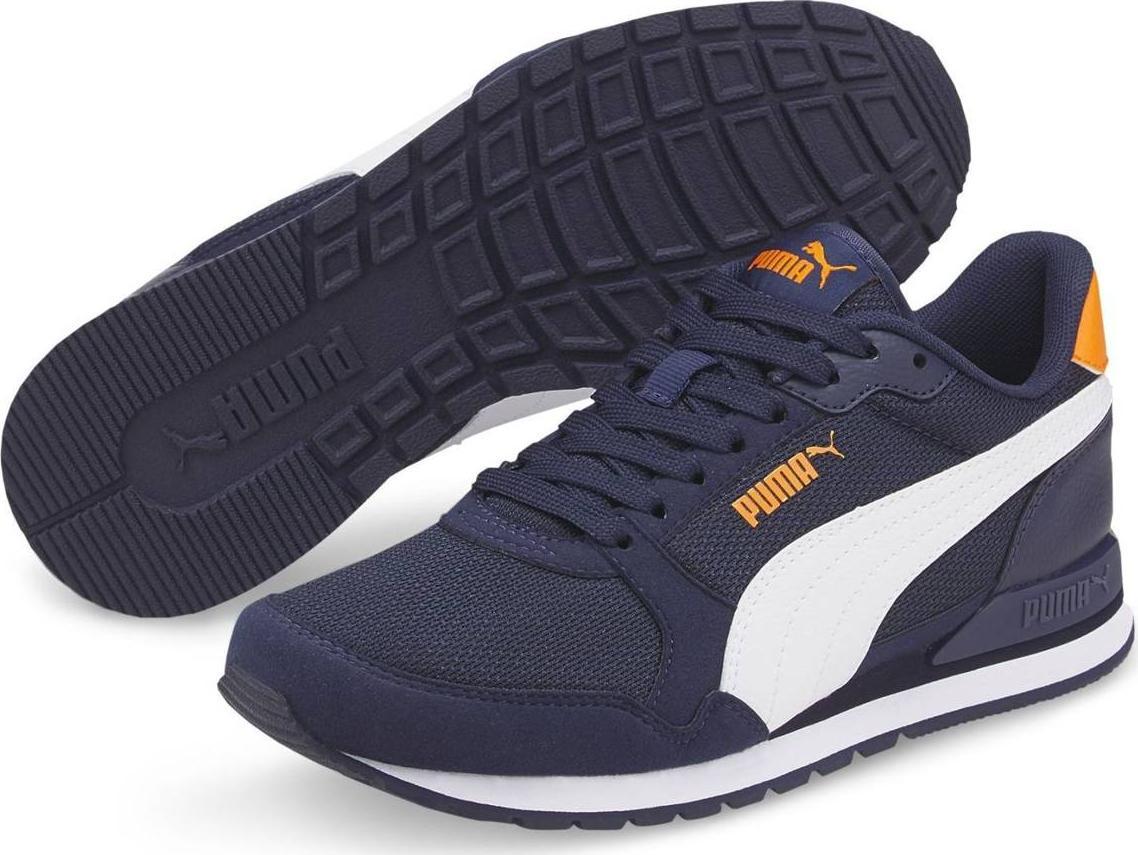 Puma Buty dziecięce PUMA ST RUNNER V3 MESH JR PEACOAT-PUMA WHITE- 35.5