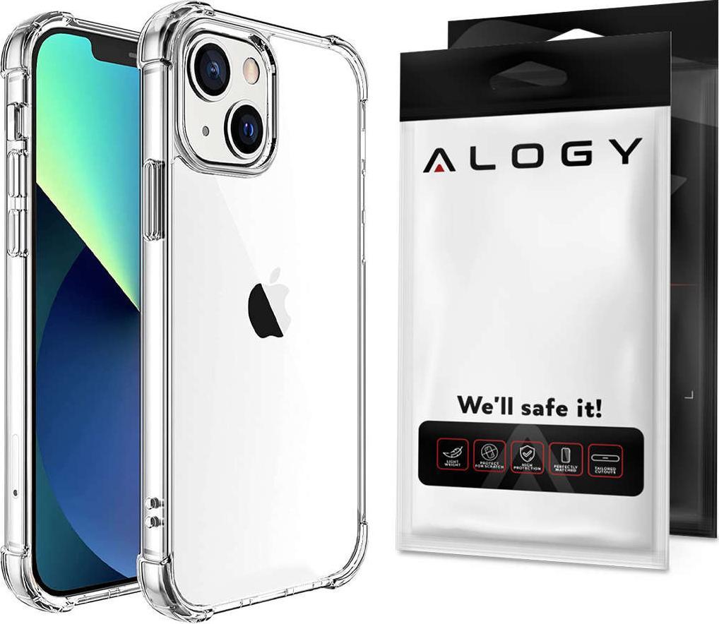 Alogy Etui pancerne ShockProof Alogy do Apple iPhone 13 6.1 Przezroczyste