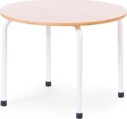 Childhome Childhome Mały okrągły stolik dziecięcy Natural