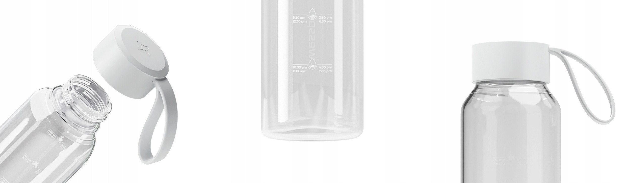 Szklana butelka Wessper B1 Borosilicate 500ml Transparent (WES260-500-TR-NEW)