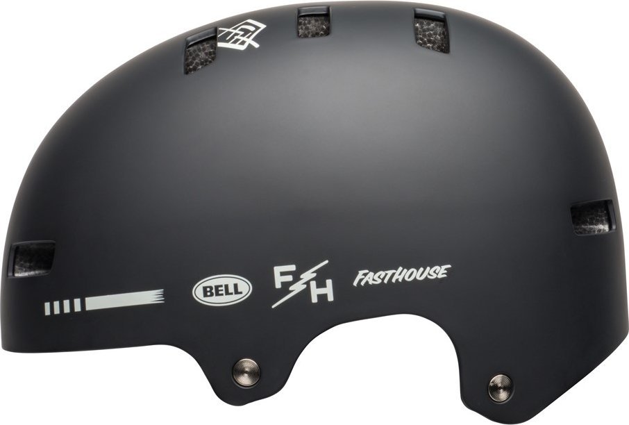 Bell Kask bmx LOCAL Rozmiar kasku: L(59-61,5 cm), Wybierz kolor: Matte Black White Fasthouse