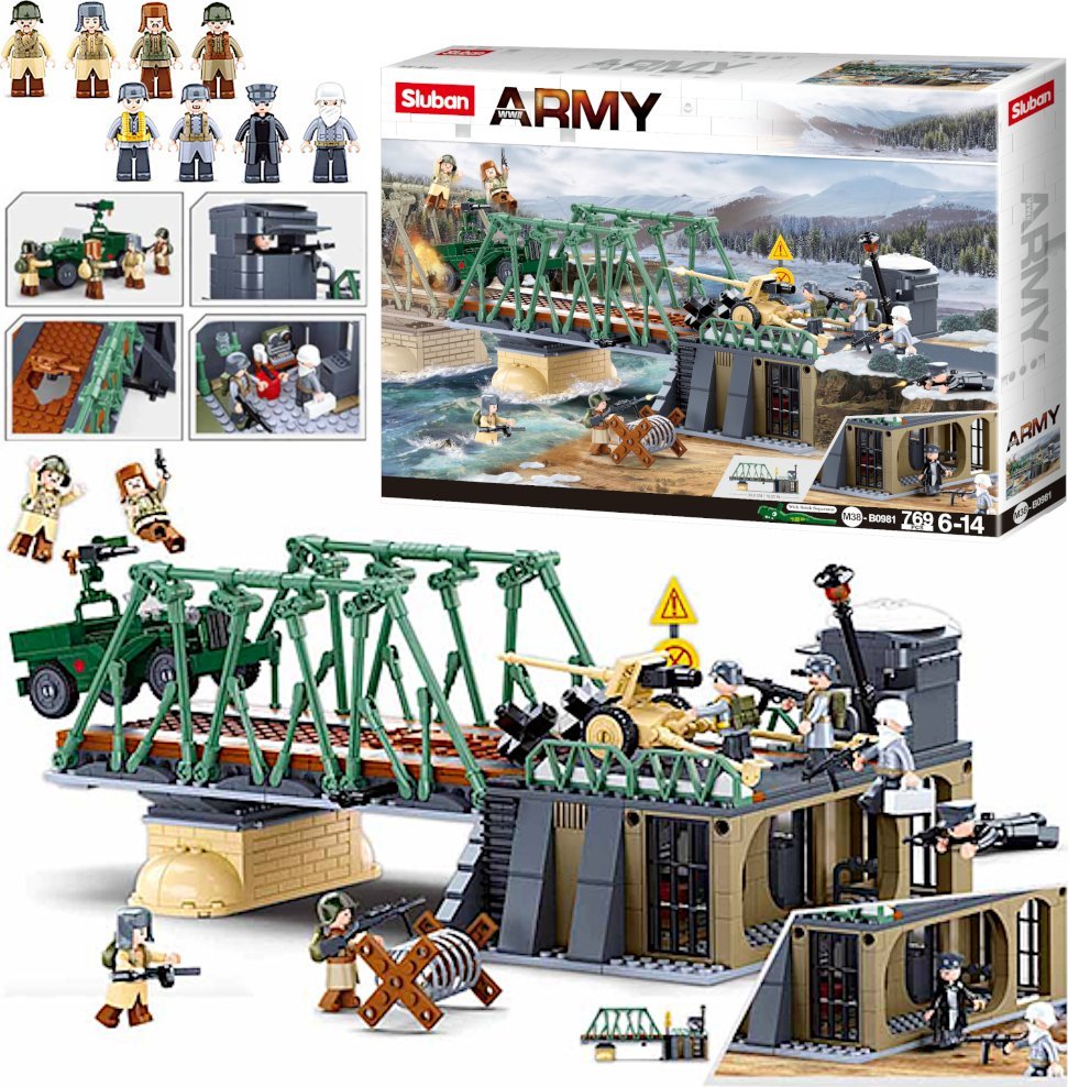 tomdorix Klocki Bitwa Na Moście Jeep W Pułapce Armia Wojsko