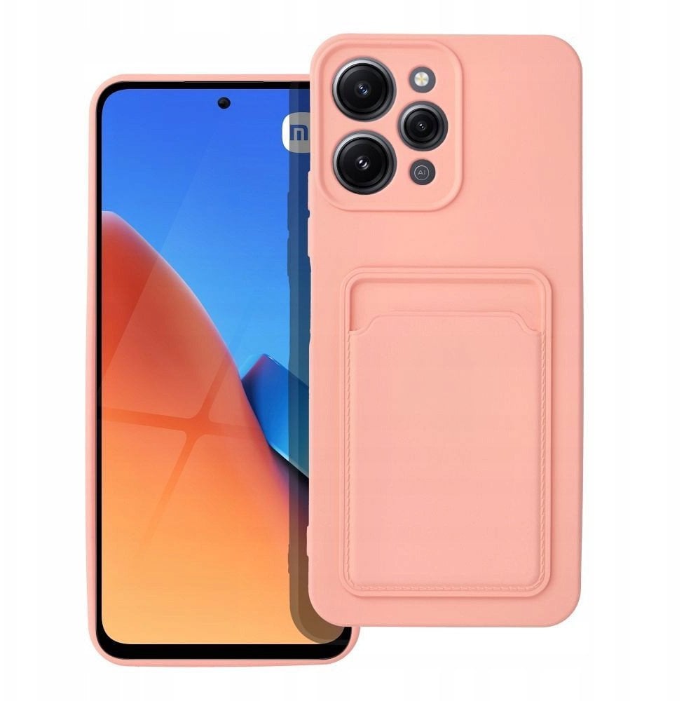 Futerał CARD CASE do XIAOMI Redmi 12 4G różowy