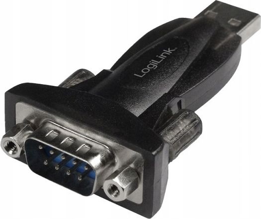 Adapter USB LogiLink USB - RS-232 Czarny (AU0002F)