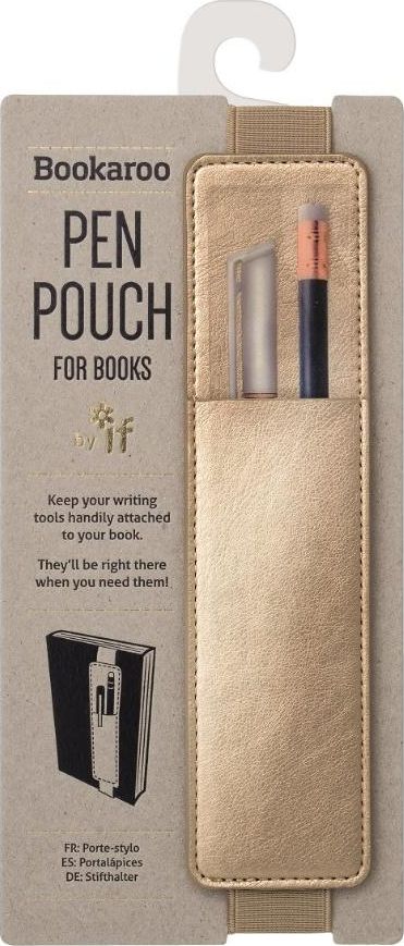 IF Bookaroo Pen Pouch Uchwyt na długopis złoty