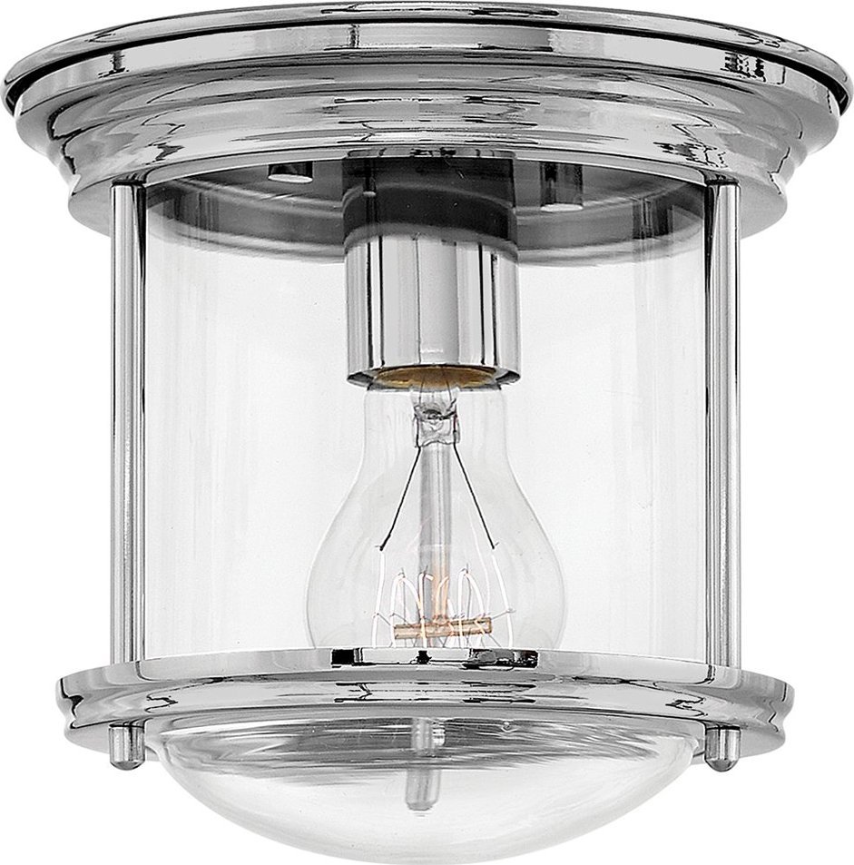 Lampa sufitowa Quintiesse Plafon Hadrian - 1 źródło światła - Przezroczyste szkło - Chrom (QN-HADRIAN-MINI-F-CM-CLEAR) - Quintiesse