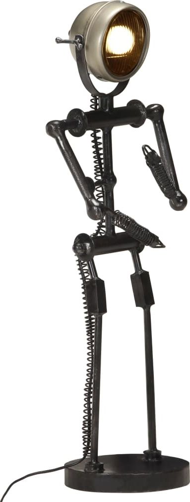 Lampa podłogowa vidaXL Lampa stojąca w kształcie postaci z głową z reflektora, E27