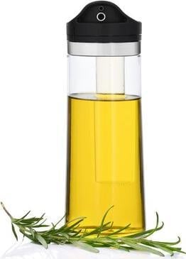 DUKA Butelka na oliwę i ocet DUKA OLLI 450 ml transparentna szklana