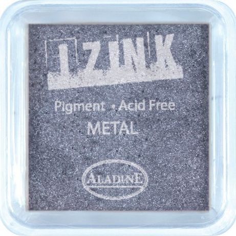 Aladine Tusz na papier do stempli grafit metalik
