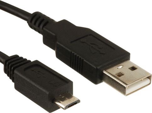 Kabel USB Sharkoon USB-A - microUSB 1.5 m Czarny (4044951017775)