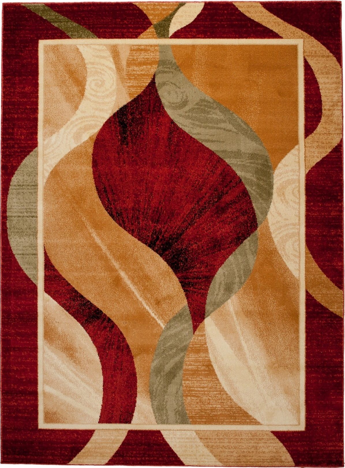 Carpetpol Dywan nowoczesny czerwony E446B RED DORIAN (1.50*2.95)