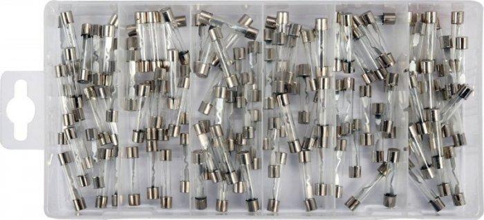 Yato ZESTAW BEZPIECZNIKÓW SZKLANYCH 6X30MM 120 SZTUK MIX