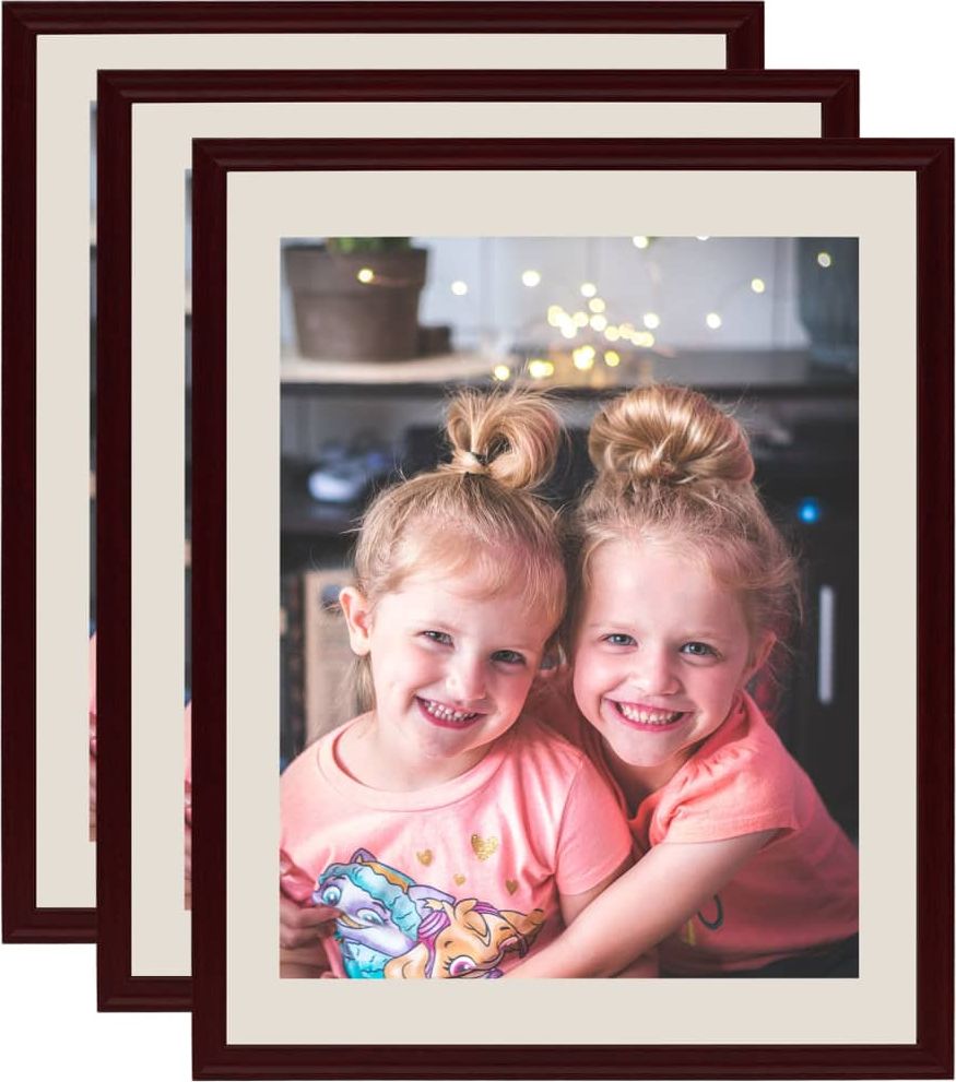 Ramka vidaXL Ramki na zdjęcia, 3 szt., ścienne lub stojące, 50x60 cm