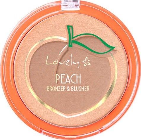 Lovely LOVELY_Peach Blusher & Bronzer duo do konturowania twarzy