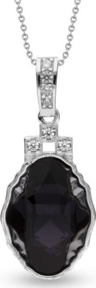 Lovrin SREBRNY NASZYJNIK 925 KRYSZTAŁKI SWAROVSKI PREZENT