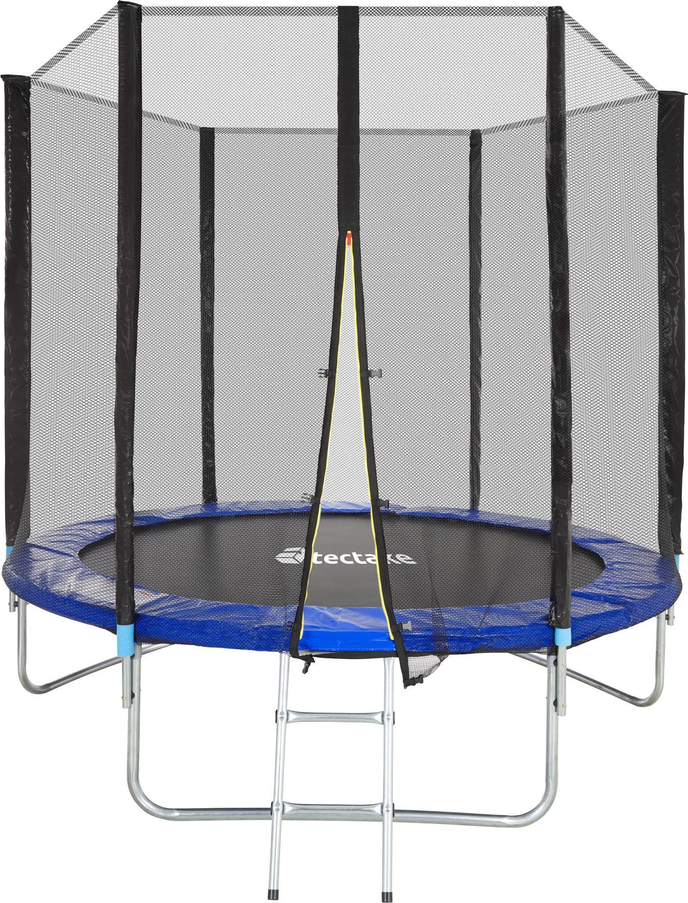 Trampolina ogrodowa Tectake Garfunky z siatką zewnętrzną 8 FT 244 cm