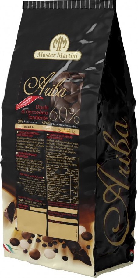 Master Martini Czekolada deserowa w dyskach 60% 1kg AQ47PP