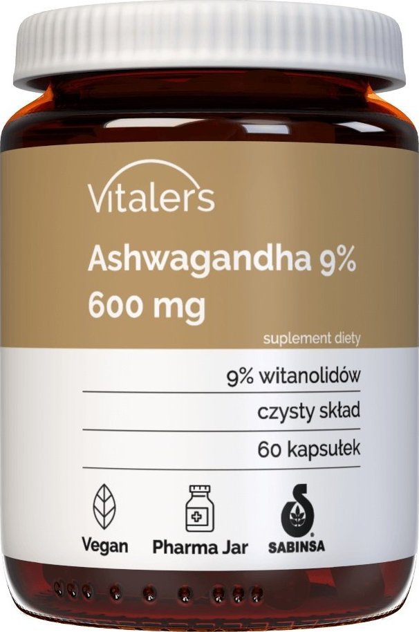 Solgar Vitaler's Ashwagandha 9% 600 mg - 60 kapsułek