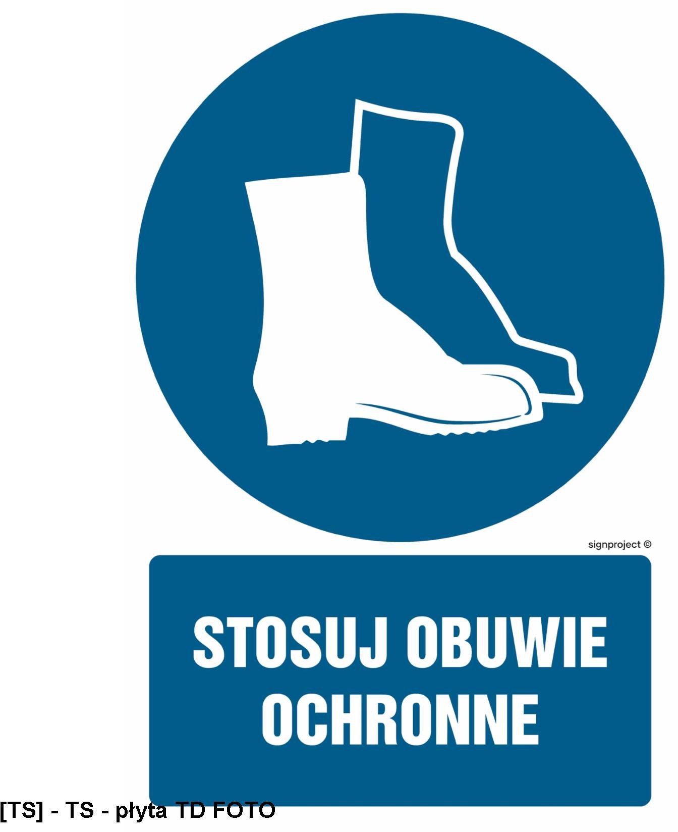 GL046 - Stosuj obuwie ochronne 350x525
