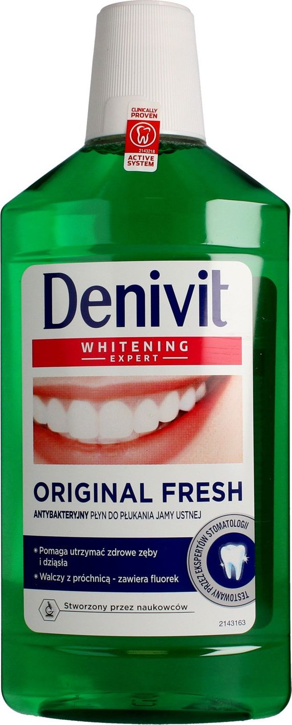 Denivit Płyn do płukania jamy ustnej Original Fresh 500ml