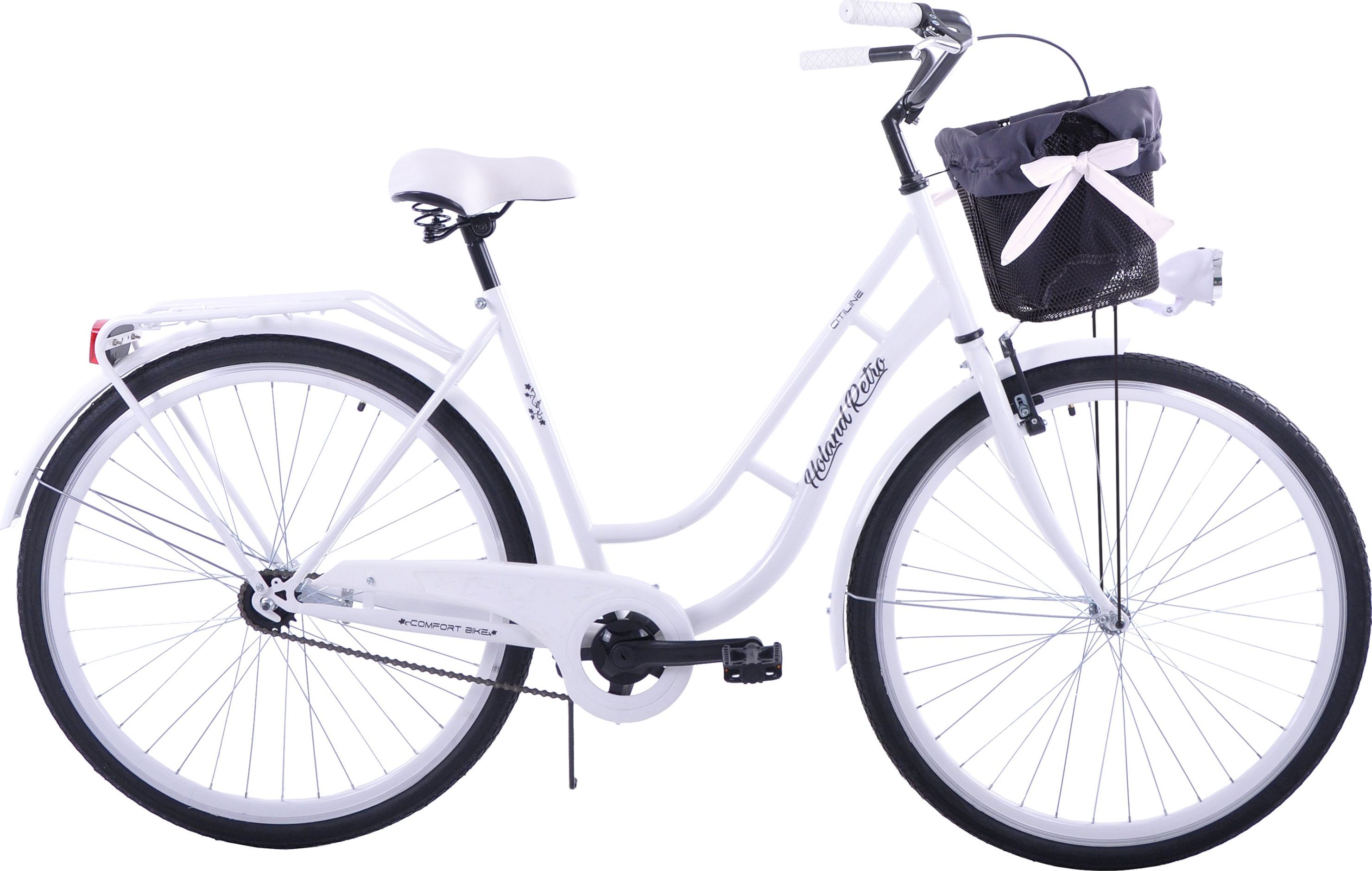 Kozbike Orlando Holand Retro 28 rower Biały