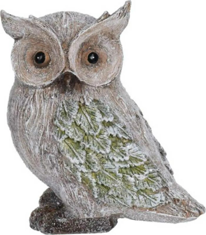 Art-Pol Figurka sowy z brokatem 18 cm wzór 2