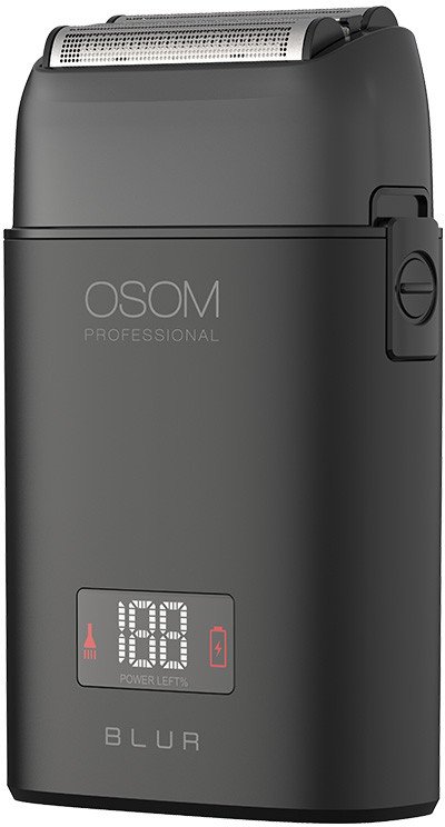 Profesionali plaukų skutimo mašinėlė OSOM Professional BLUR Foil Shaver OSOMP7BL, juodos spalvos