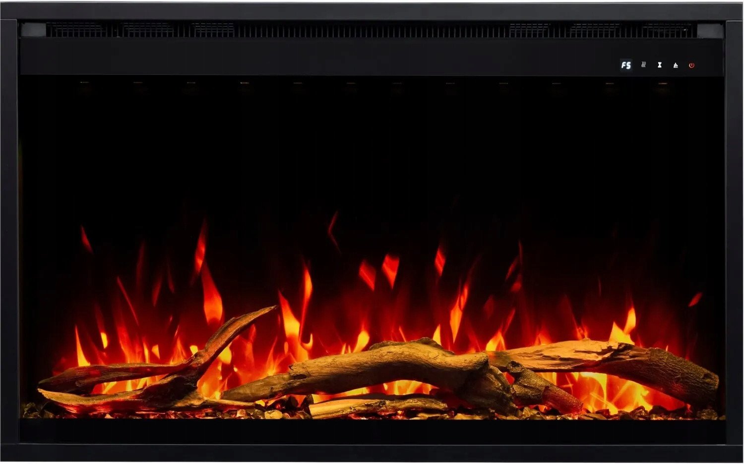 Aflamo Wkład AFLAMO 3D 60x80 cm, wkład elektryczny LED do zabudowy AFLAMO PLUS + DŹWIĘK