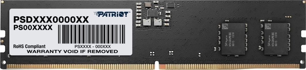 Pamięć Patriot Signature, DDR5, 16 GB, 5200MHz, CL42 (PSD516G520081)