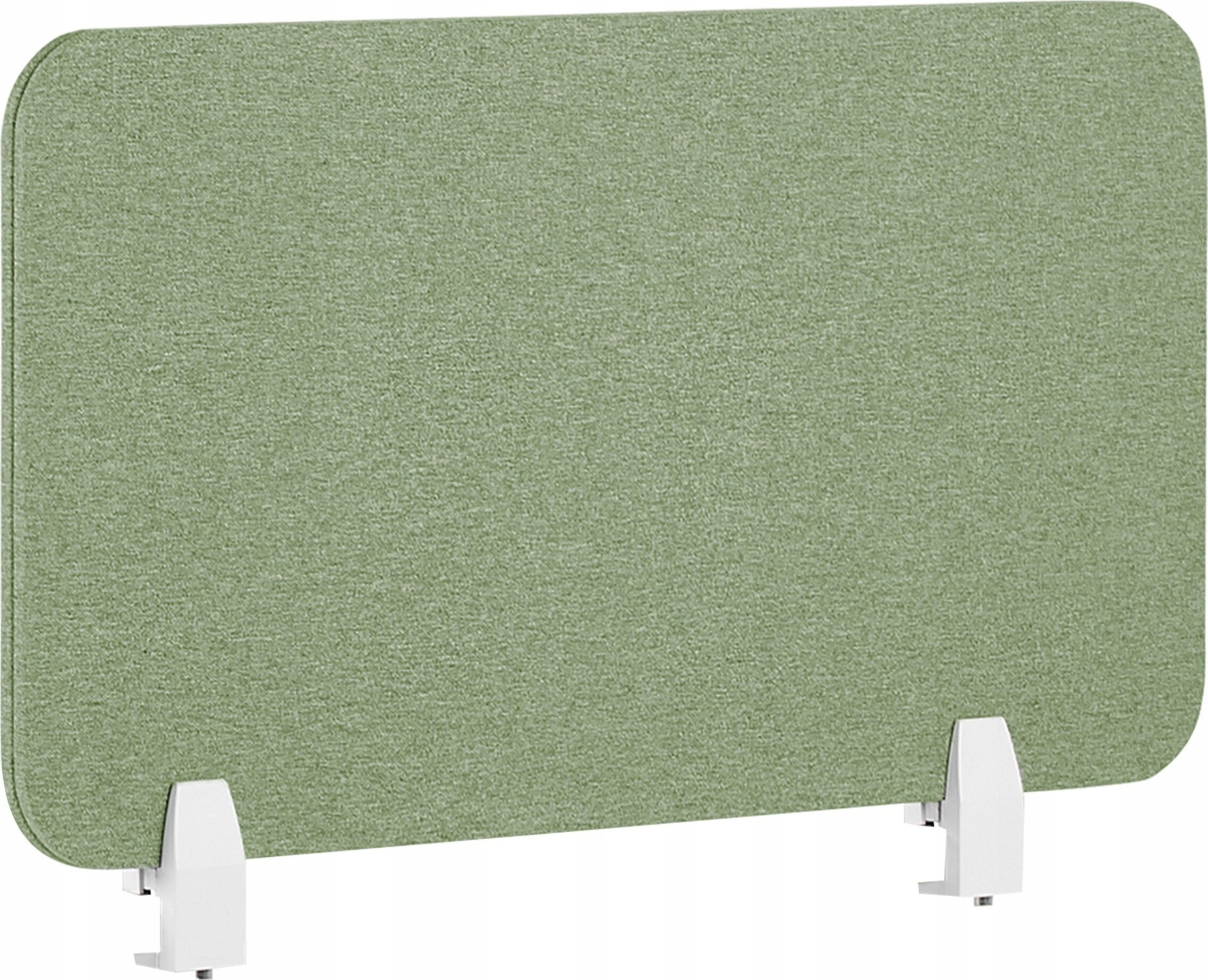 Beliani Przegroda na biurko 72 x 40 cm zielona WALLY