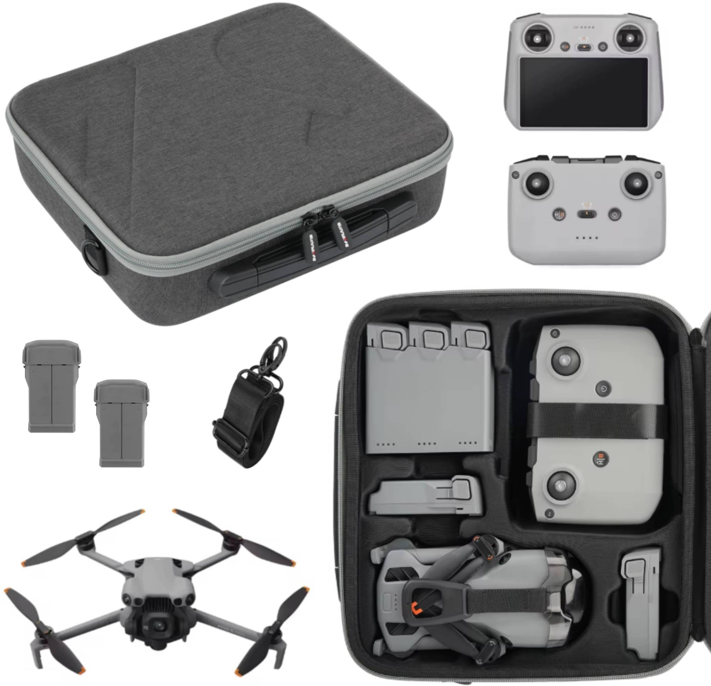 ETUI FUTERAŁ OCHRONNY DO KONTROLERA DJI RC 2 / RC-N3 + DRONA DJI MINI 5 PRO + AKCESORIA