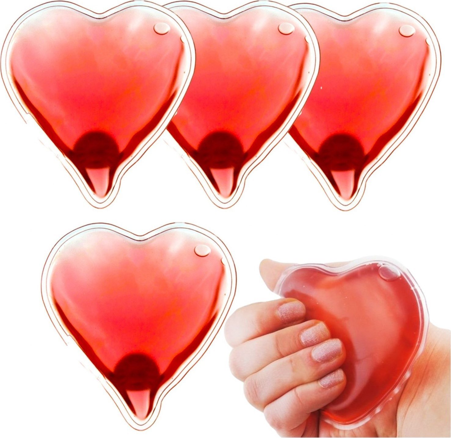 PrzydaSie 4X Ogrzewacz Rąk Serduszko Serce Prezent Upominek