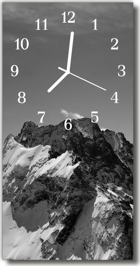 Tulup Zegar Szklany Pionowy Krajobrazy Góra szczyt szary