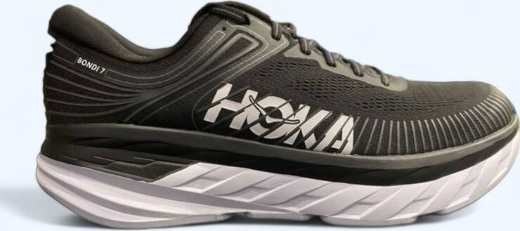 Hoka One One M'S Bondi 7, BWHT, 46 2/3 (us 12); uk 11.5