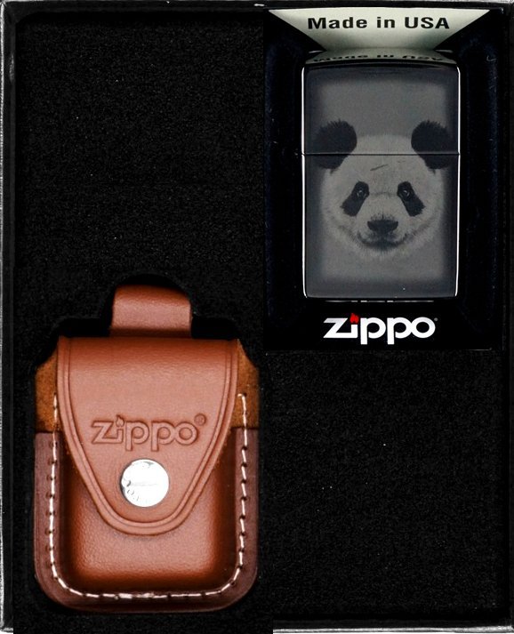 Zestaw ZIPPO Zapalniczka PANDA DESIGN Prezentowy No2