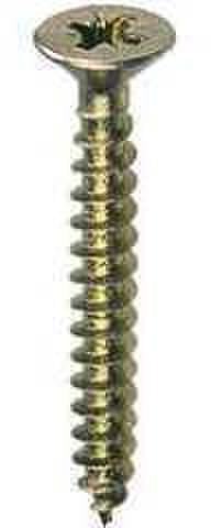 CHIPBOARD SCREW 6.0X90/54 YELLOW ZP(200)