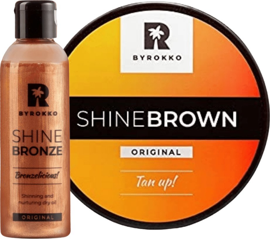 Byrokko Byrokko Shine Brown + Suchy Olejek Brązujący