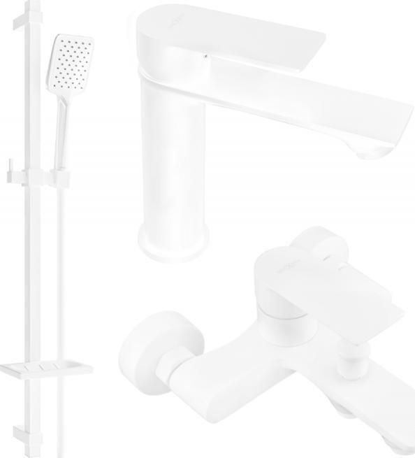 Bateria wannowa Mexen Mexen Royo DQ62 zestaw wannowy, biały - 72203DQ62-20