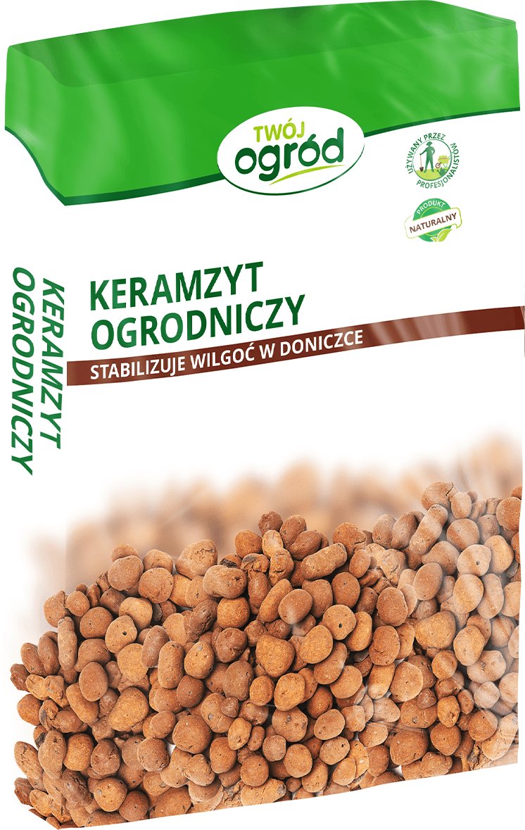 Keramzyt ogrodniczy Twój Ogród - stabilizuje wilgoć w doniczce 5l