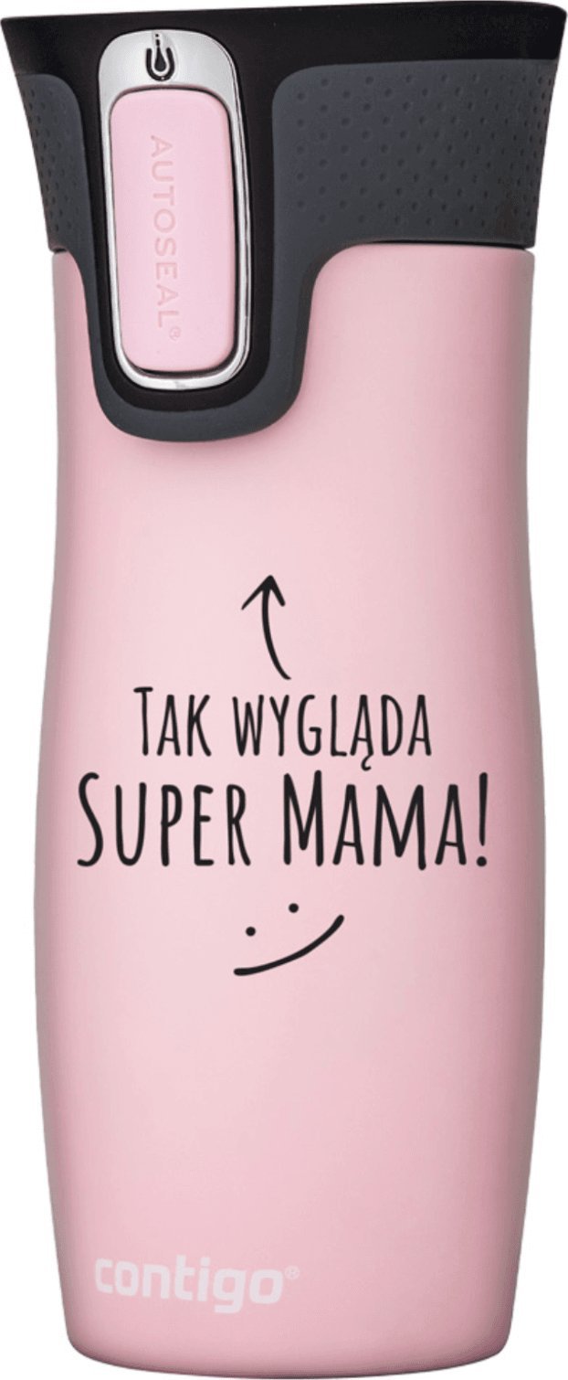 Contigo Kubek termiczny Contigo West Loop 2.0 470 ml - Tak wygląda super mama - różowy
