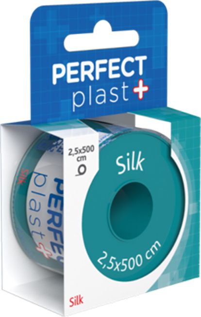 Perfect Plast Silk plastry opatrunkowe na rolce 2,5x500cm